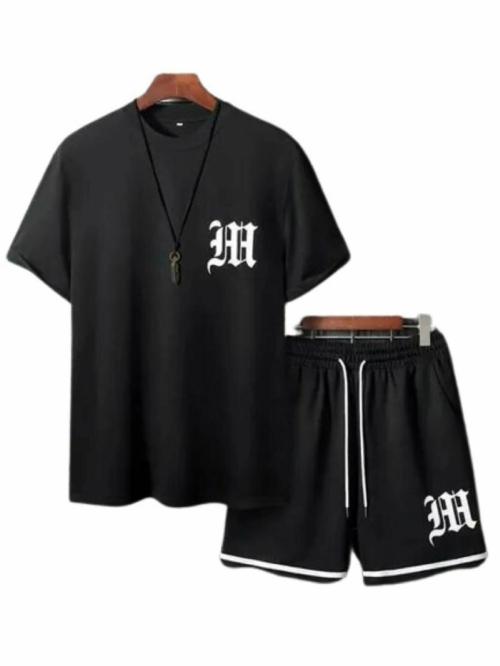 men tshirt shorts combo