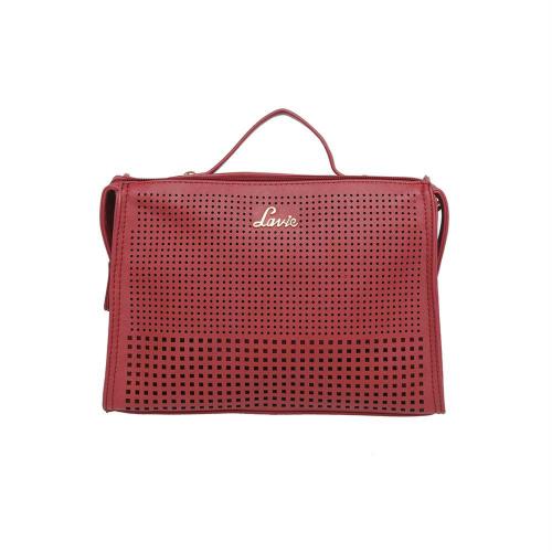 LAVIE CHUGACH SM BOX BAG Red Handbags