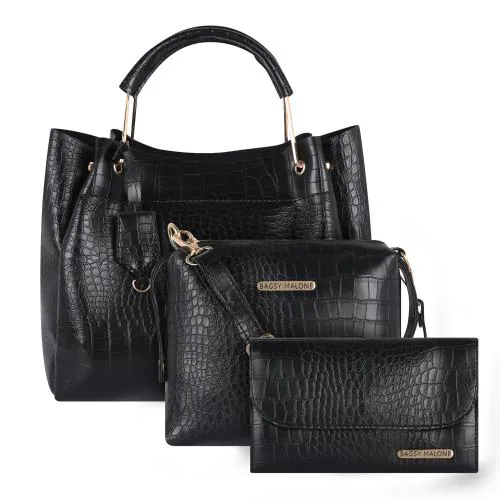 Bagsy Malone Animal Print Handbag Combo - Set of 3