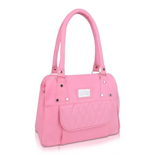 JRD COLLECTION PINK PU Shoulder Bag | Women Bag| Girls Bag| Bag