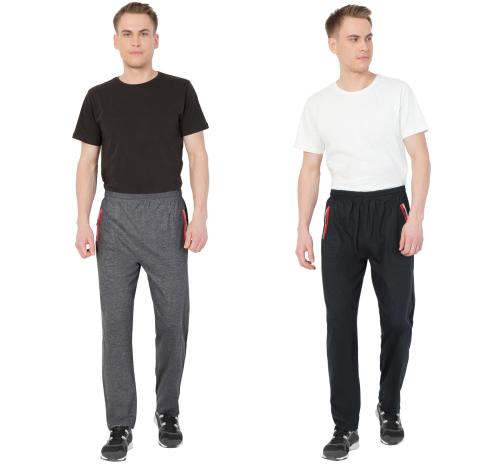 Fflirtygo Men's Combo Regular Fit Cotton Track Pants