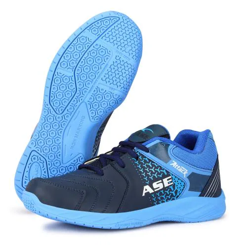 Buy ASE 2.0 Blue Non Marking rubber Sole Badminton ShoesIdeal for Badminton, Table Tennis