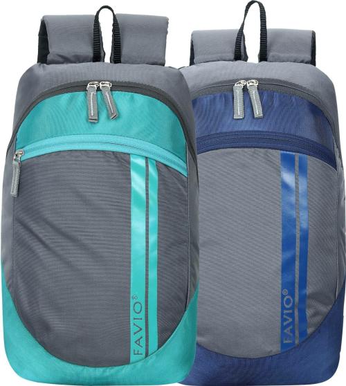 FAVIO Multicolor Small 20 L Mini College Sport Office Travelling Stylish Football Backpack