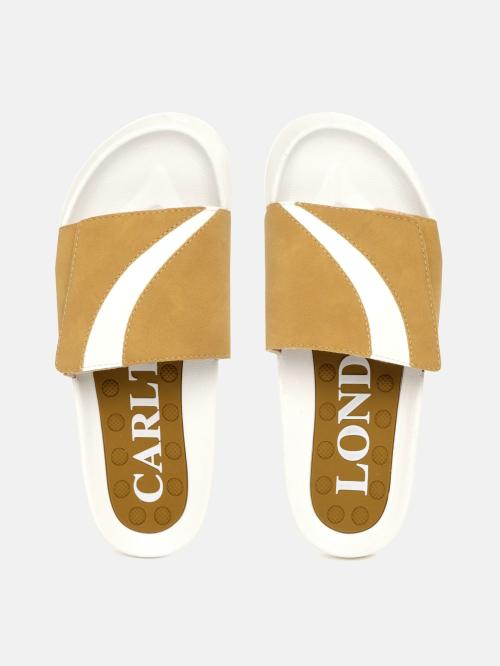 CL Sports Yellow Sliders for Men