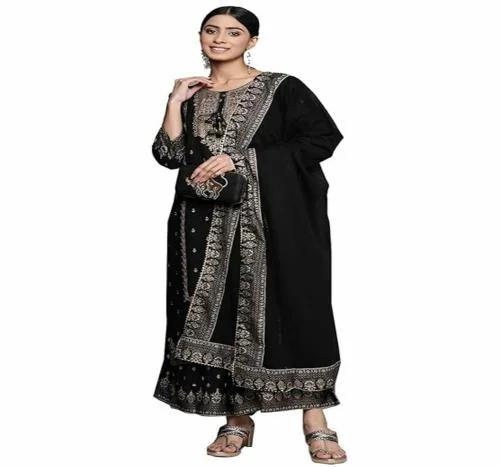 TARUN FABRICS Women Cotton Salwar Suit Set