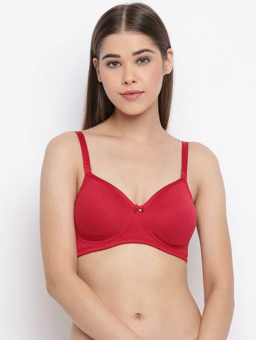 Enamor A025 Long Lasting Cotton T-shirt Bra for Women- High Coverage, Non Padded and Wirefree