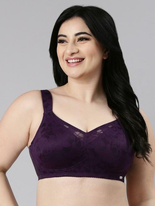 Enamor F122 Smooth Curve Lift Super Support Bra for Women- Full Coverage, Non Padded and Wirefree