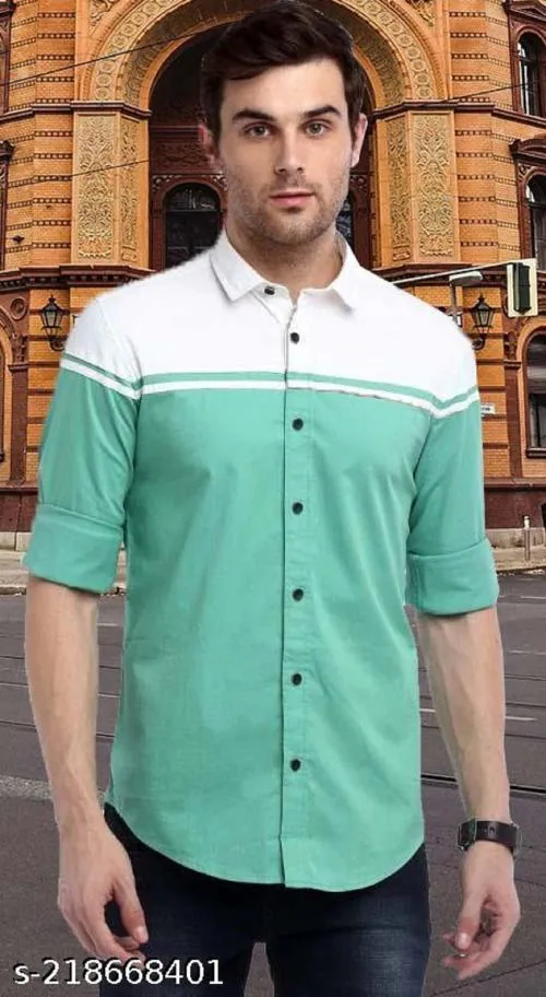 GAT FASHION Men's Regular Fit Cotton Casual Shirt