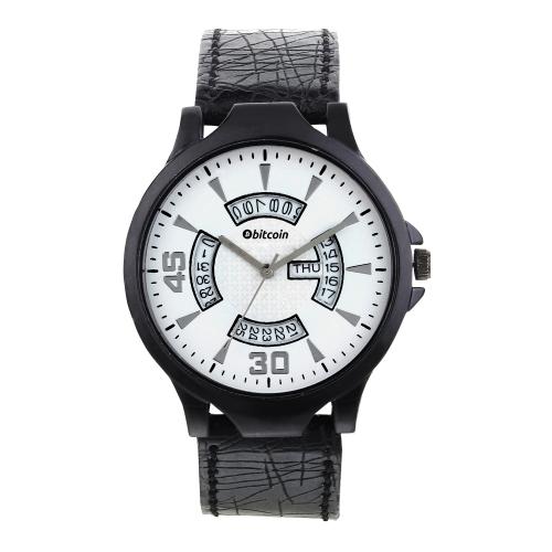 BITCOIN Wrist Watch For Men With Day & Date Indicator