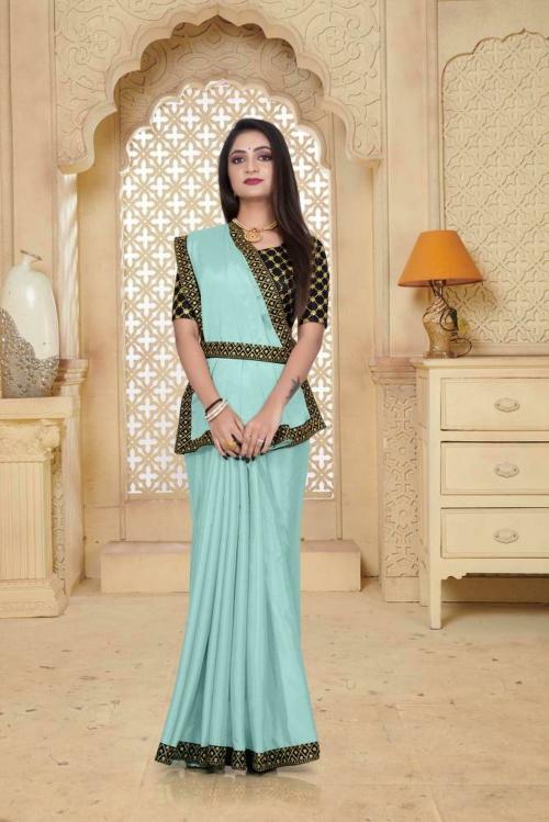 ENTARO INTERNATIONAL Fancy Lifestyle Women Multicolor Embroidered Pure Silk Saree