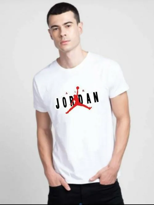 Rampars Men White Printed Poly Cotton T-Shirt, XL (Pack of 1)