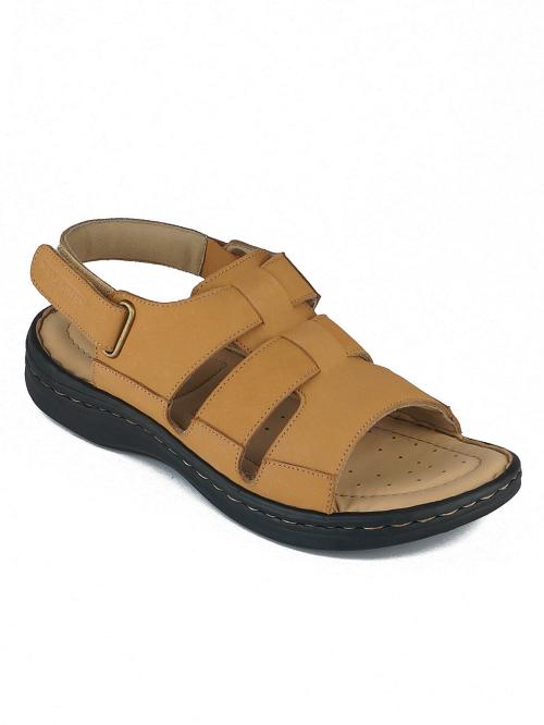 Red Chief Rust Leather Sandals for Men