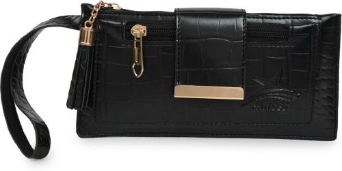 Fances Casual Black Clutch