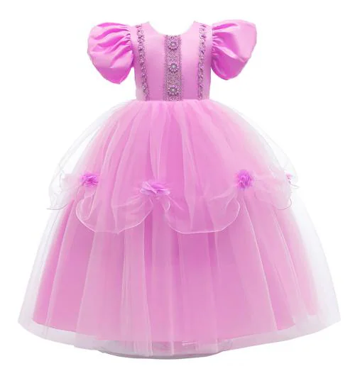 My Lil Princess Girls Frozen Cinderella Pink Dress for Girls