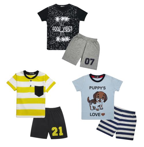 Tarsier Kids Top and Shorts Set (pack of 3 )( 2-3 years )