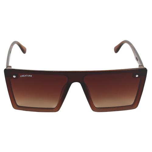 CREATURE UV PROTECTIVE Rectangular Unisex Sunglasses| | SUN-068-BRN| |