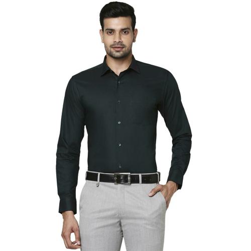 Park Avenue Men Formal Dark Green Shirt