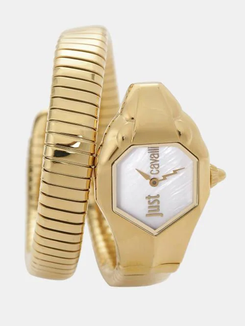 Just Cavalli Analog White Watch For Women (Jc1L001M0025)
