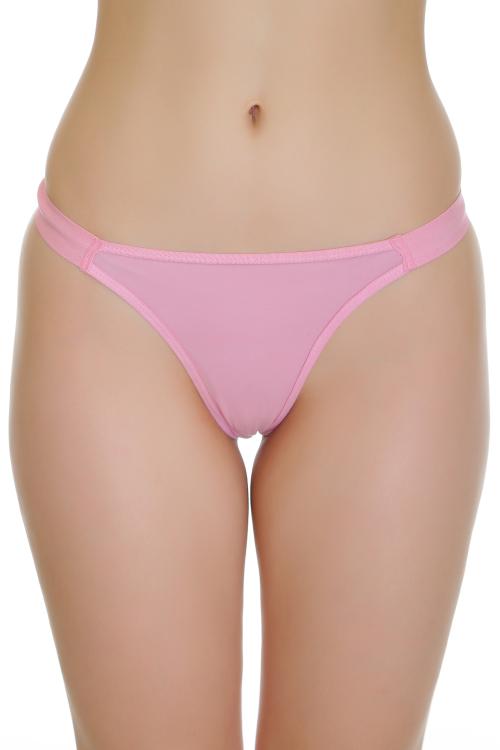 GirlsRamp Women Seamless Thong Panty - Pink