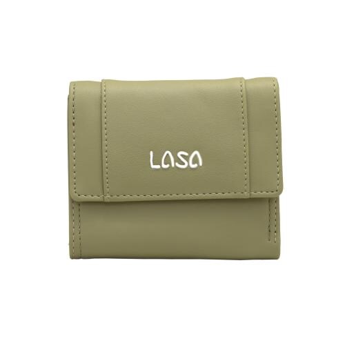 LASA Trifold Small Women's Wallet - Olive