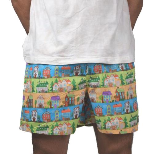 Whats Down Men Multicolor Printed Pure Cotton Townside Boxer - XL