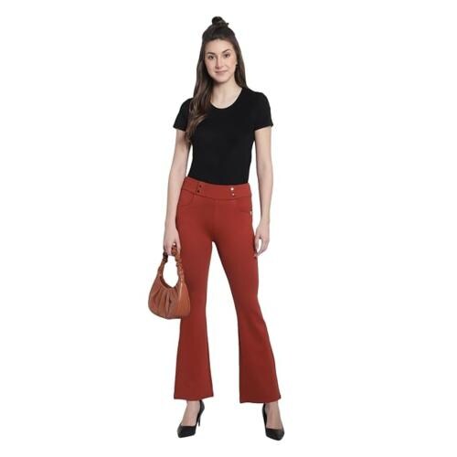 G GOD'S CLUB Bootcut Ladies Trouser/Casual Formal Trouser Pant/Trouser for Women and Girls