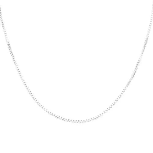 ELOISH Sterling Silver Sleek Thin Chain Short Length for Kids, Girls and Slim Women.