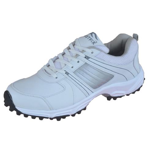 Buy FOOTFIX Cricket Shoes, Radius White Cricket Shoes for Men, Cricket/Hockey Sports Shoe (9 uk