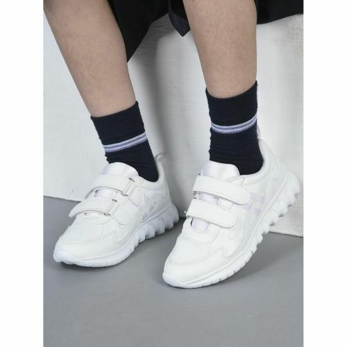 FORCE 10 By Liberty 9906-02T-V_White School Shoes For Kids