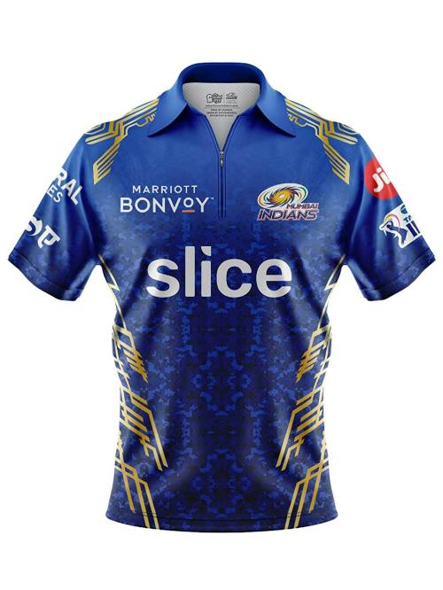 The Souled Store Men Blue Printed Polyester Jerseys (2Xs)