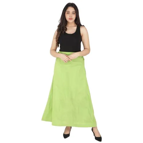 Buy The Crafted Women's Pure Cotton Readymade Inskirt Saree