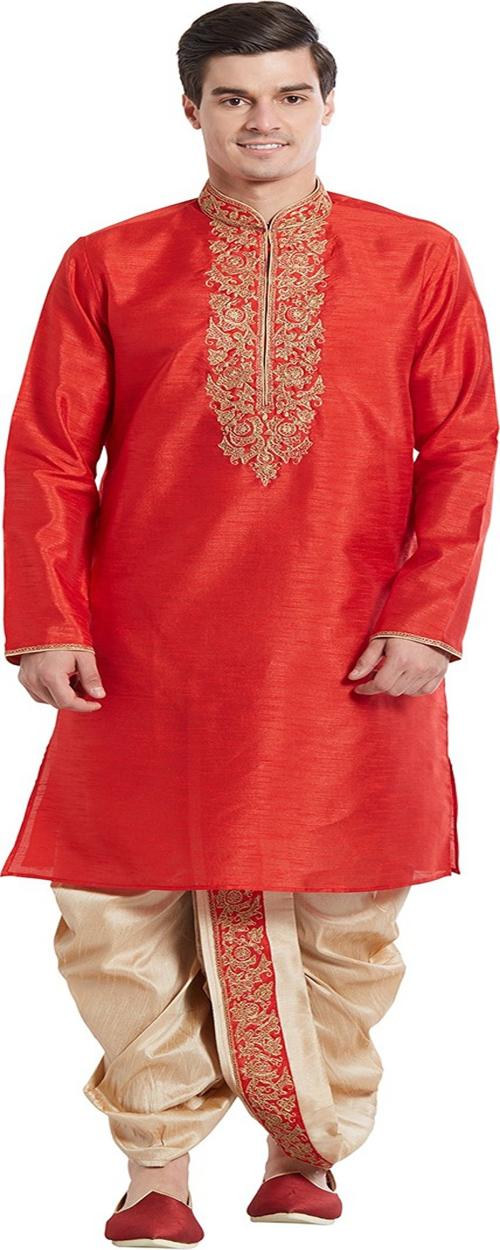 INDIAN POSHAKH Men Dhoti & Kurta Set