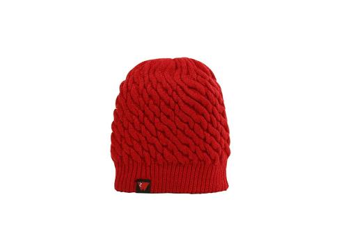 Warmzone Kids Red Acrylic Blended Winter Cap