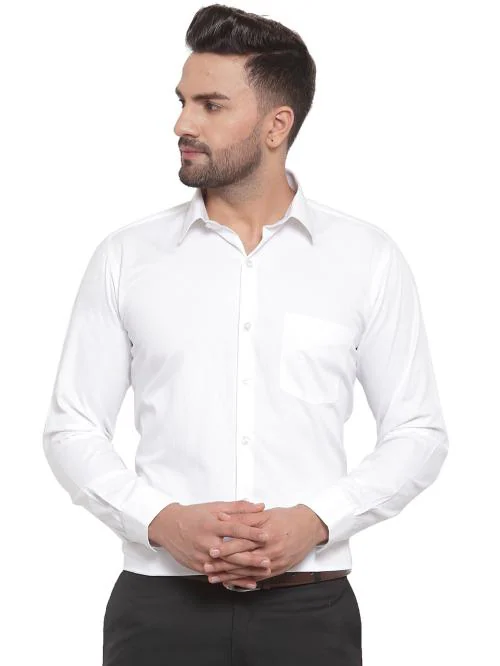White Cotton Shirts For Men