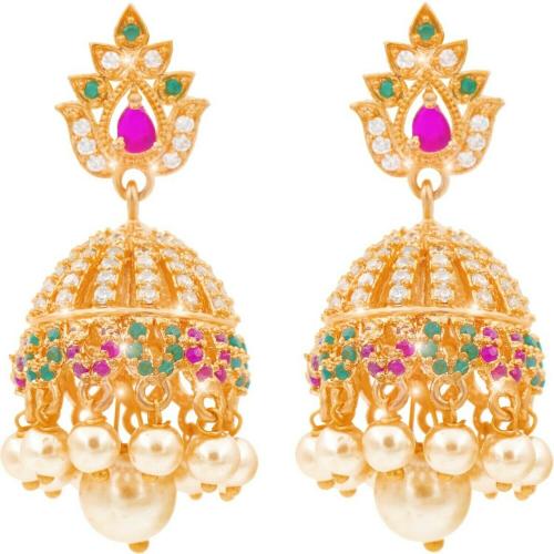 PINAAKA DARIN 1 Gram Gold Plated Stud Earrings & Studs