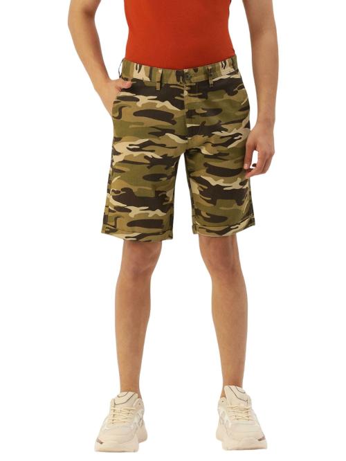 IVOC Brown Camo Shorts JioMart