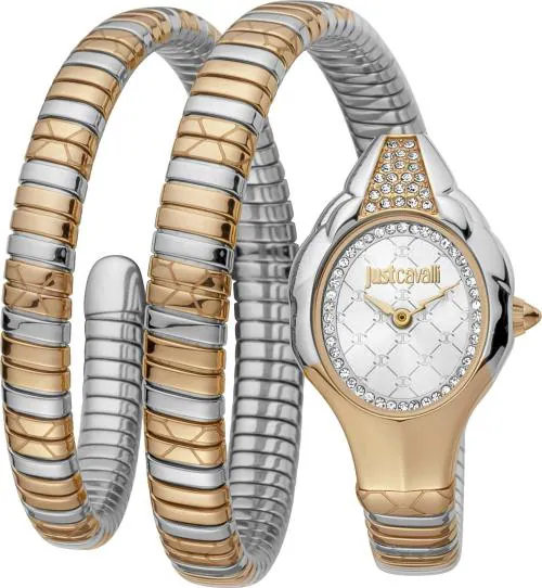 Just Cavalli Analog Silver Watch For Women (Jc1L189M0085)
