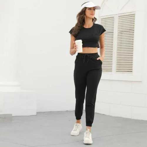 Crop Top with Joggers Set