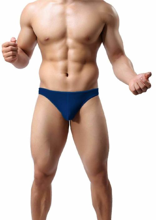 THE BLAZZE Men's Solid Cotton Pack of 1 Briefs