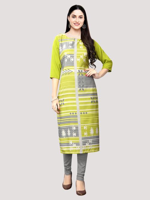 kurti for women kurti crepe kurti | kurti for women | kurti crepe kurti |ladies kurti |women kurta | Creap kurti | kurties |Ethnic Basket Women's Crepe Digital Printed Straight Kurti