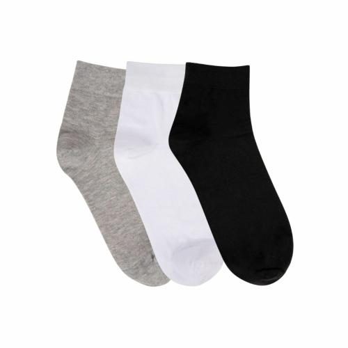 NEXT2SKIN Men's Cotton Ankle Length Seamless Socks Pack of 3 Pairs