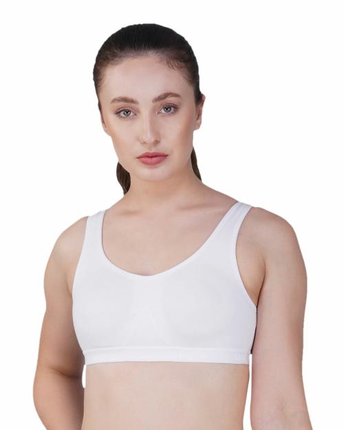 Zenexa Women's Wirefree Non Padded Slip On Sportica Choice Bra (ZA-100)