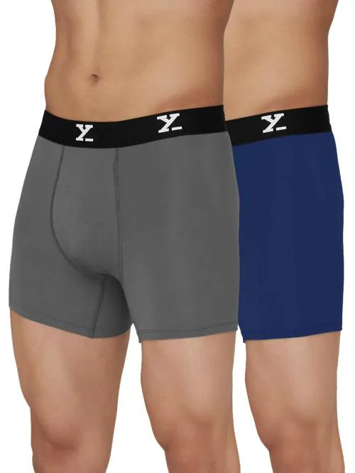 XYXX Pack of 2 Intellisoft Micro Modal Ace Men Brief Boxers