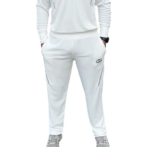 CALIGOSTLE Full Length Cricket White Lower/Track Pant