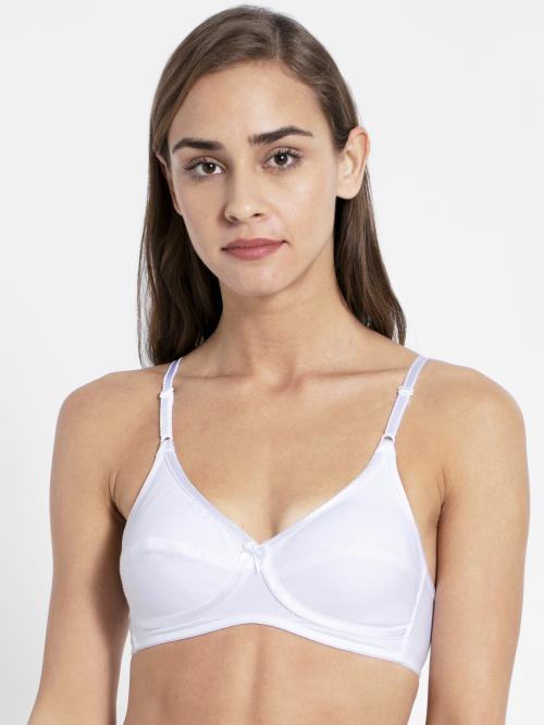 jockey Women Non Padded Non Wired White Bra