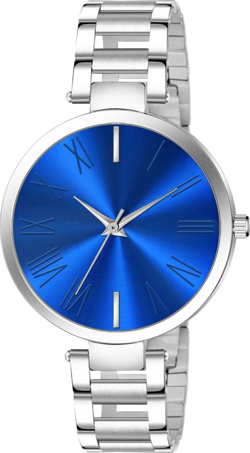 Rozti Analog Blue Dial Blue Strap Watch for Girls