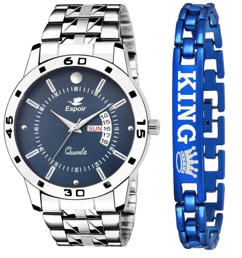 Espoir NILBRACELET0506 Day And Date Functioning High Quality Analog Watch - For Men