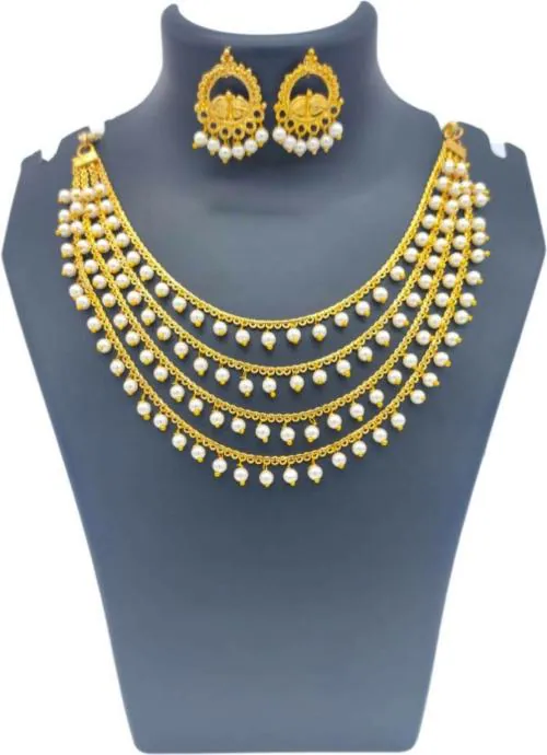 Buy Lc Jewelz Multicolor GoldPlated Alloy Jewel Set Online at Best