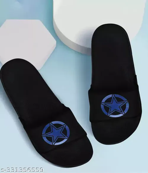 Cloker Mens flip flops-Uk10-Black