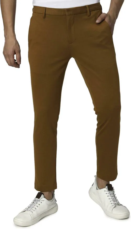 Mufti Ankle Length Stretch Chinos